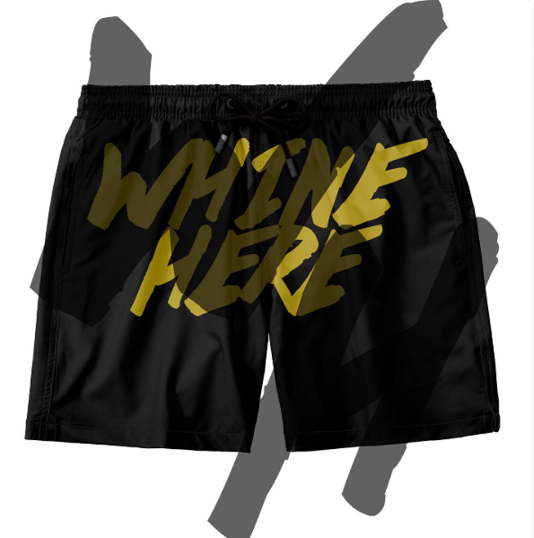 "Whine Here" Black