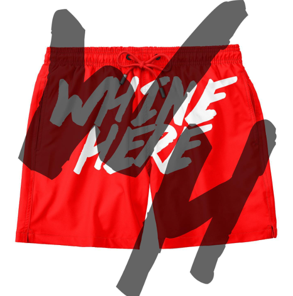 "Whine Here" Red